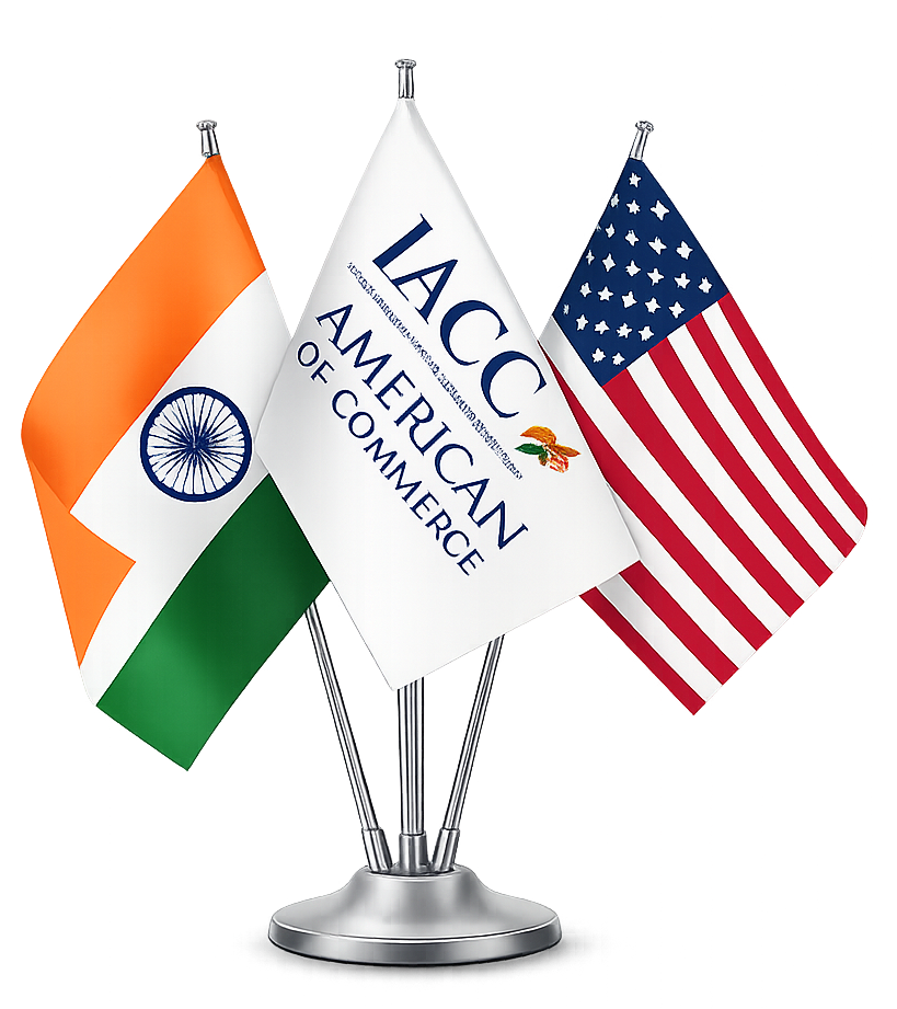 India USA Flags